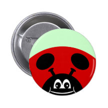Gullig röd och svart nyckelpiga pins