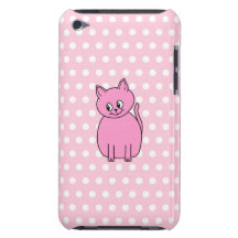 Gullig rosa Cat. iPod Touch Case