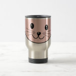 Gullig rosa katt muggar
