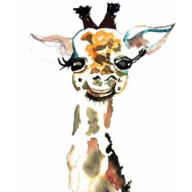 Gullig skjorta för giraff T Tröja