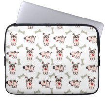 Gullig sleeve för hund väck laptopskydd fodral