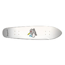 Gullig stormmolnlogotyp skateboard decks