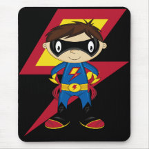 Gullig Superheropojke Musmatta