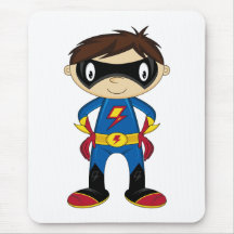 Gullig Superheropojke Musmattor