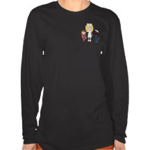 Gullig tecknadsjuksköterska & barn t-shirts