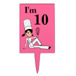 Gullig Topper för kocktårtaplocka Cake Toppers