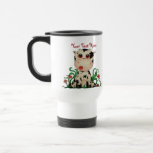 Gullig travel mug för babykoanpassade muggar