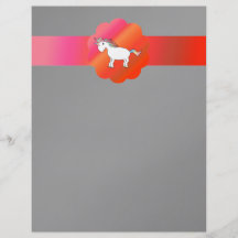 Gullig unicorn custom flyer
