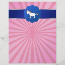 Gullig unicornrosasunburst flyg blad