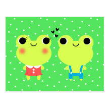 Gullig vykort för valentines för Kawaii tecknadgro