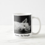 Gullig Westie hundmugg