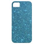 Gulliga blåttglitterSparkles iPhone 5 Case-Mate Skal
