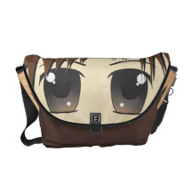 Gulliga Chibi bruntögon Kurir Väskor