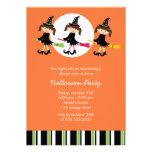 Gulliga häxahalloween festinbjudningar