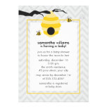 Gulliga humlababy showerinbjudningar