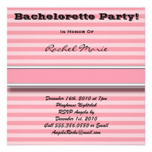 GULLIGA inbjudan för Bachelorette partyformgivare