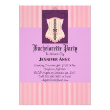 GULLIGA inbjudan för Bachelorette partyformgivare