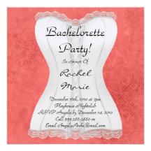 GULLIGA inbjudan för Bachelorette partyformgivare