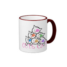 GULLIGA KATTER KAFFE KOPP
