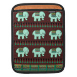 Gulliga lite elefanter med Aztec mönster Sleeves För iPads
