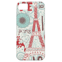 Gulliga Paris ringer jag fallet iPhone 5 Case-Mate Fodral