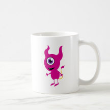 Gulliga purpurfärgade Cyclops Mugg