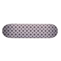Gulliga purpurfärgade daisy skateboard deck