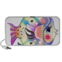 Gulliga tropiska Fishie Kawaii högtalare