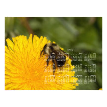 Gulligt arbetarbi; Kalender 2013 Foton
