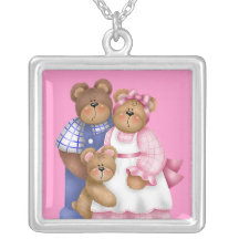 Gulligt babybjörnhalsband