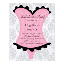 Gulligt Bachelorette party Personliga Inbjudan
