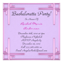 Gulligt Bachelorette party Unika Inbjudningar