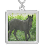Gulligt fölsterling silverhalsband