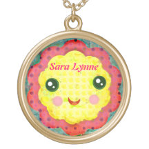 Gulligt Kawaii Smileyhalsband