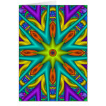 Gulligt kort för födelsedag för Kaleidoscopefantas