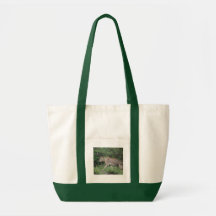 Gulligt lejont hänger lös tote bag
