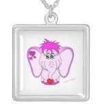 Gulligt lyckligt Pinkiehalsband