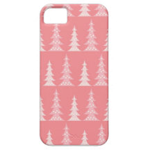 Gulligt rosa fodral för julgranvinteriPhone 5 iPhone 5 Fodral