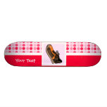 Gulligt spring skor anpassad skate board