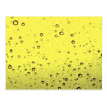 Gult bubblar vykortet