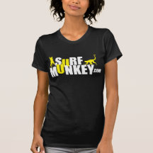 Gult - design för surfaMunkey affischtavla Tee Shirts
