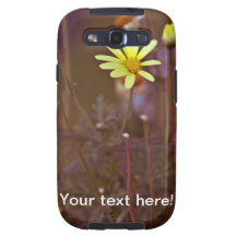 Gult fodral för blommaSamsung galax S Galaxy SIII Fodraler