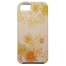 gult-orange blommor iPhone 5 Case-Mate cases