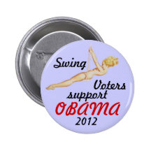 Gungaväljare för Obama 2012 Knappar