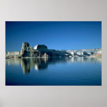 GunsightButte, sjö Powell, Arizona Posters