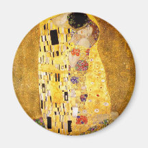 Gustav Klimt kyssmagneten Kylskåpmagneter