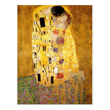 Gustav Klimt kyssvykortet
