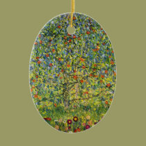 Gustav Klimt målningart nouveau det Apple träd julgransprydnader