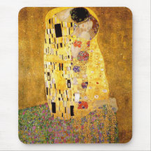Gustav Klimt som kyssmusen vadderar Musmattor