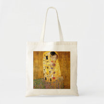 Gustav Klimt som kysstotot hänger lös Tote Bag